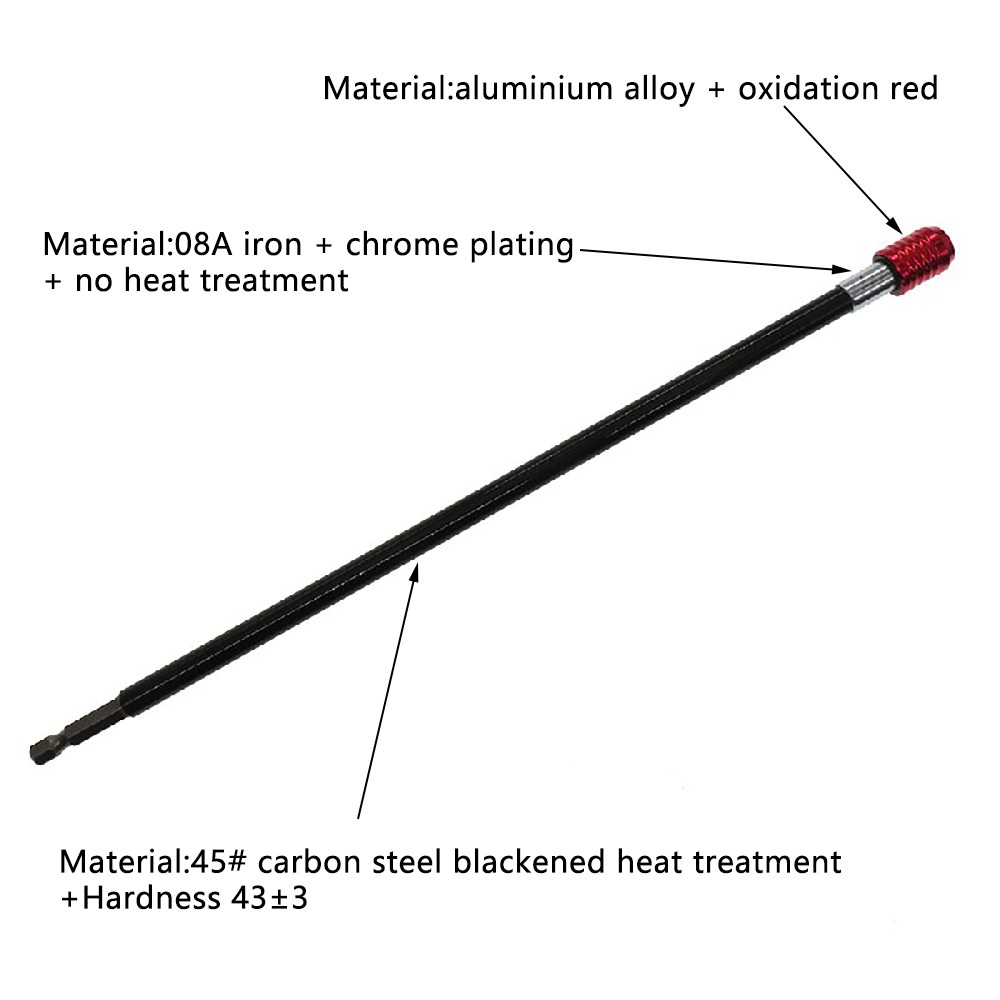 300mm Screwdriver Extension Quick Release 1/4" Hex Shank Holder Drill Bit Long