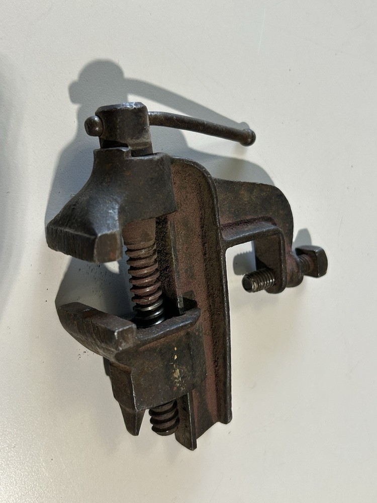 Vintage Mini Clamp On Vice Smooth Operation Used