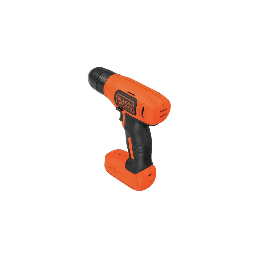 BLACK+DECKER 8V Drill & Home Tool Kit, 57 Piece - BDCD8PK