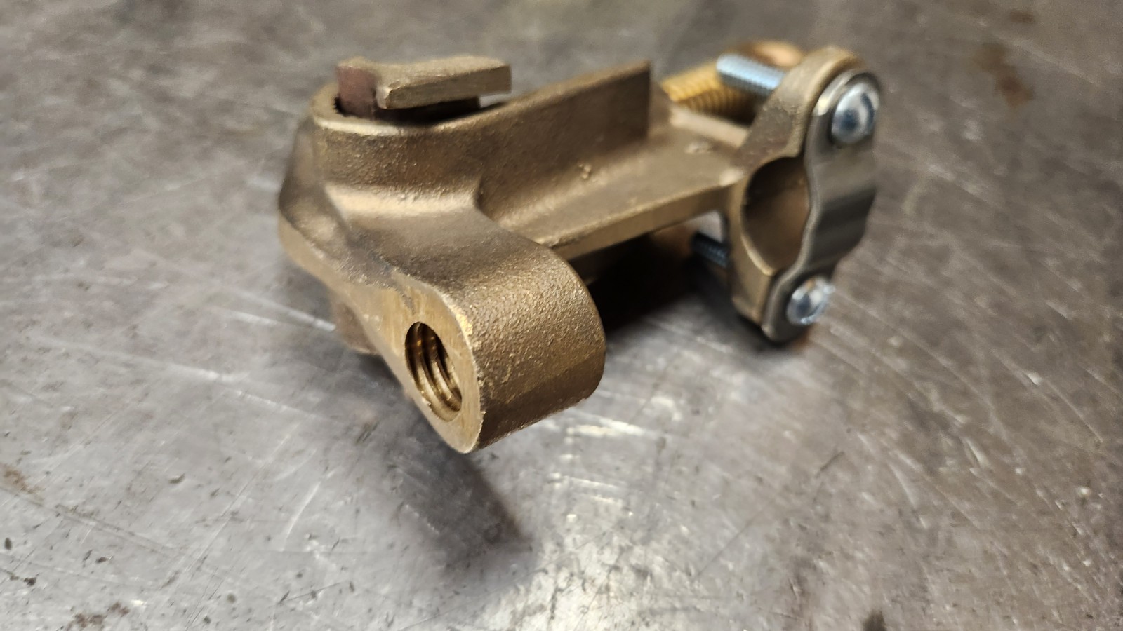 Hastings 21552 Clamp Bronze C Style Cable Ground Grounding Jumper Part NEW