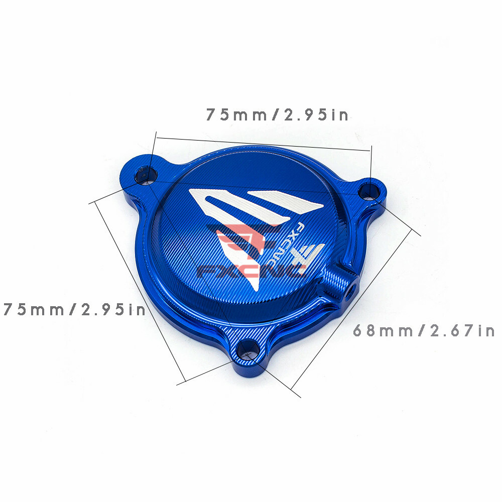 Red Engine Protect Guard Cover Stator For YFM 700 Raptor YFM700R 2007-2020 FXCNC