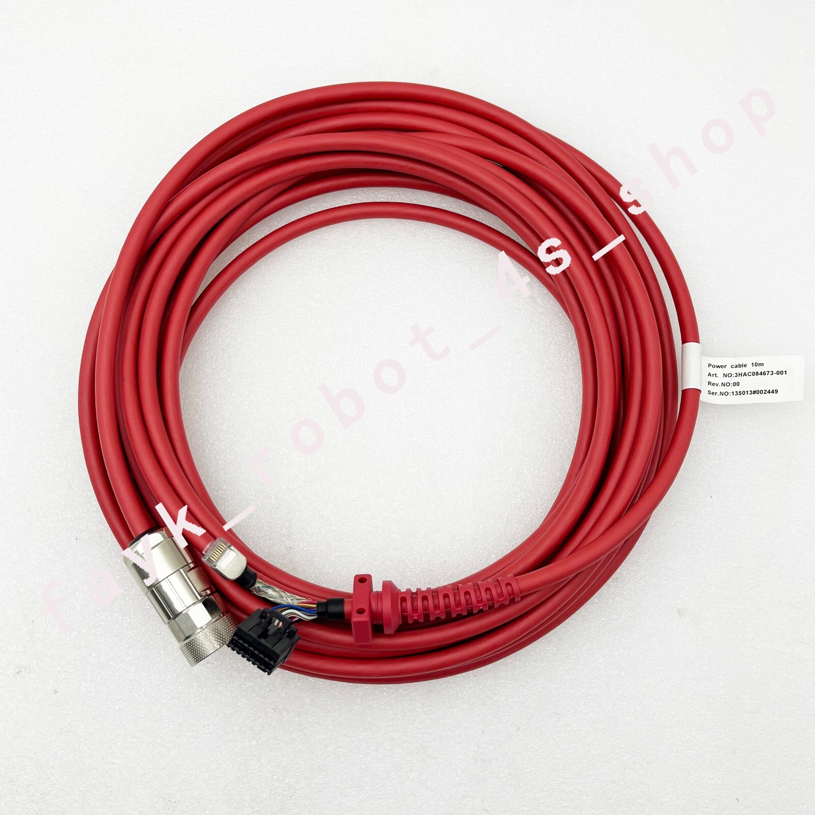 New 3HAC084673-001 10M Teach Pendant connector Cable plug For ABB Teach pendant