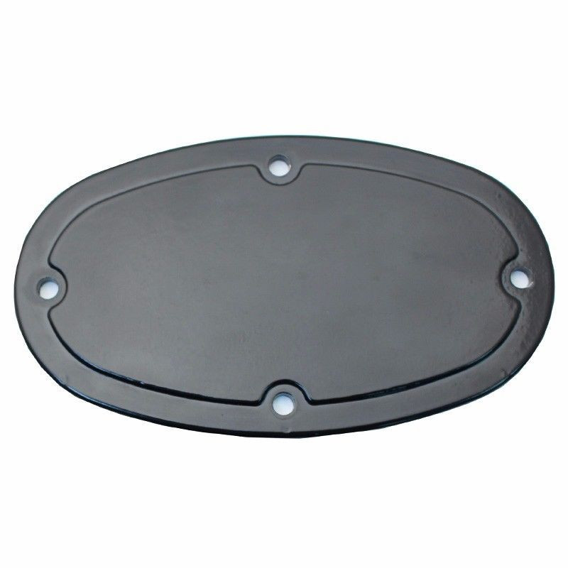 8" Dual Black Powder Coated Brake Booster & Black Oval Master Cylinder