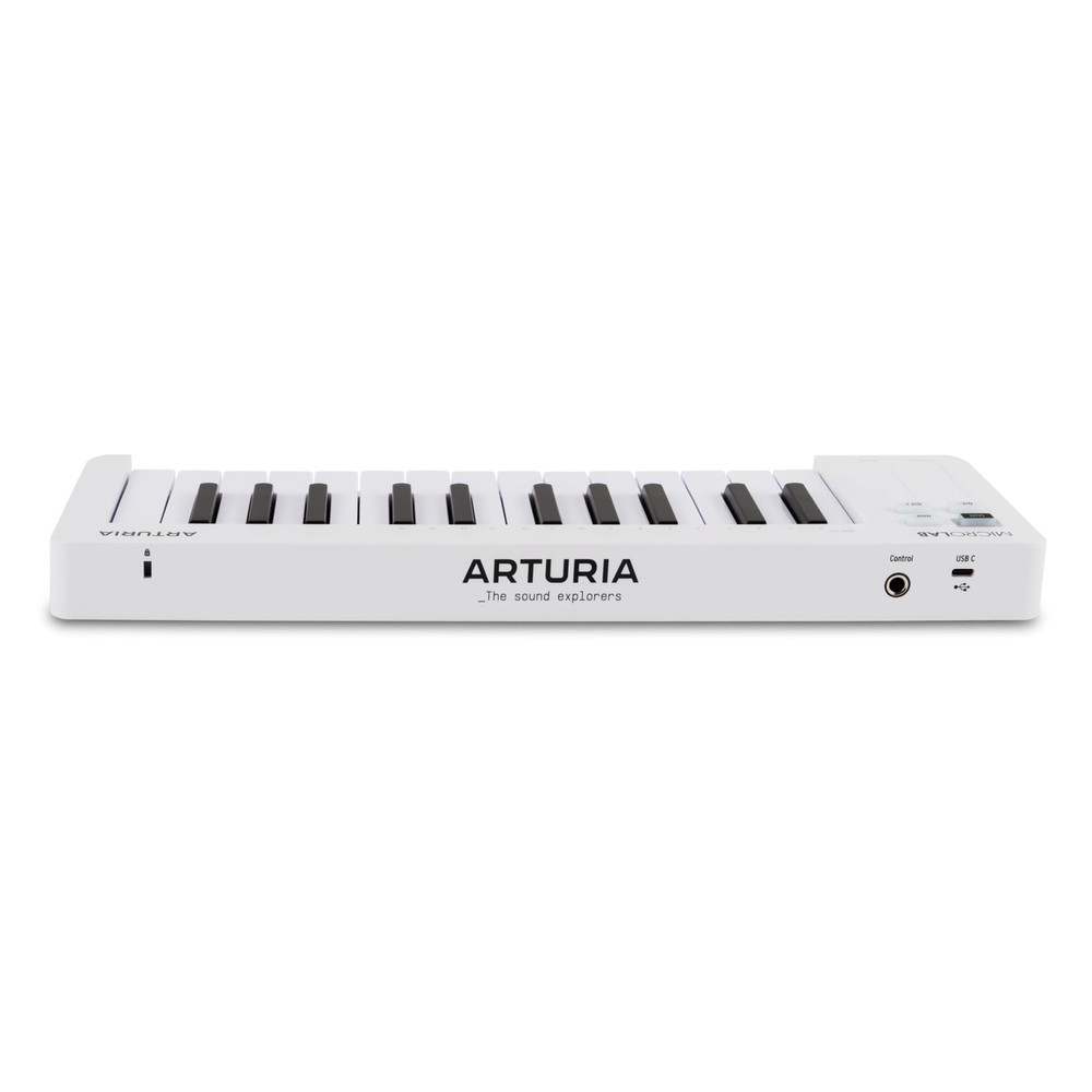 MicroLab Mk3 - Universal MIDI Controller for Music Production - White