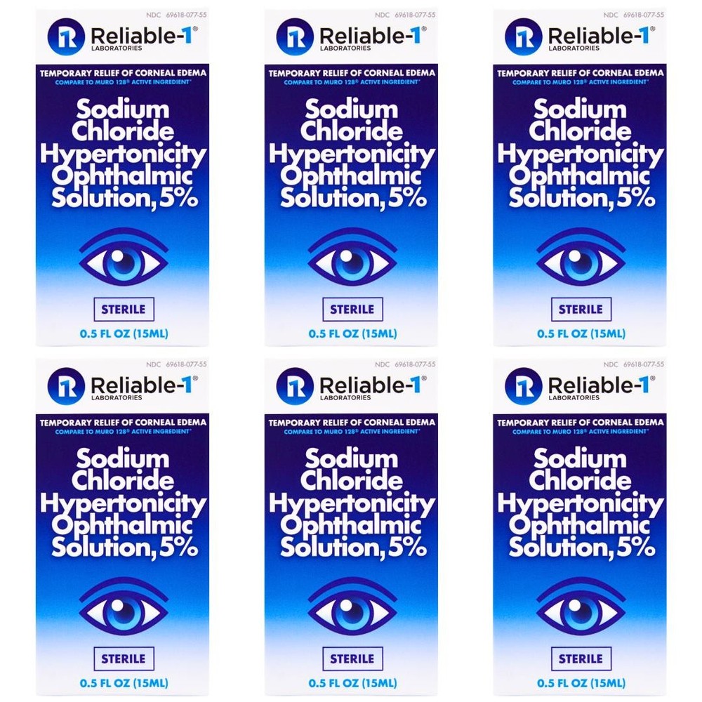 Reliable 1 Sodium Chloride 5% Solution - 6 Pack | (Exp 1-2028)