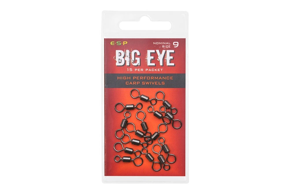 esp big eye high performance carp swivels nominal size 9