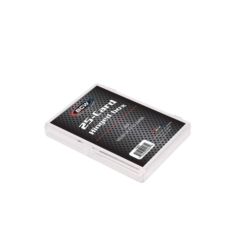NEW (10 PK) BCW 25 Count Hinged Trading Card Box