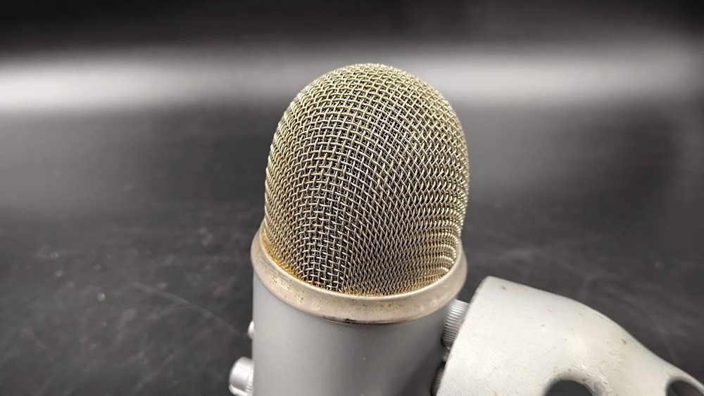 Blue Yeti Microphone Used Working Silver