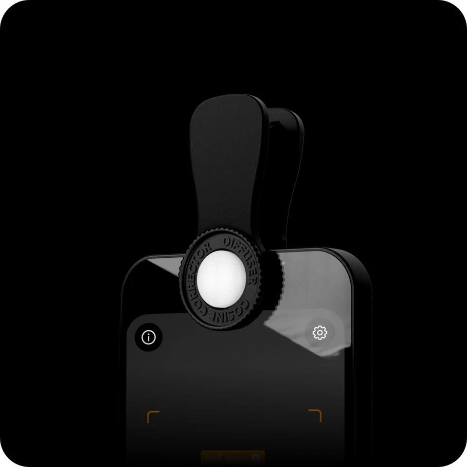 Lightray Mobile PAR & Light Meter Smartphone PPFD DLI Illuminance