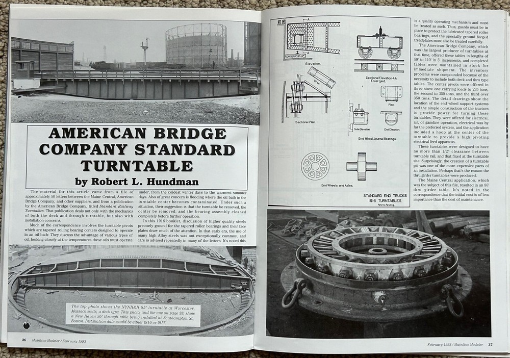 1993 Mainline Modeler Magazines
