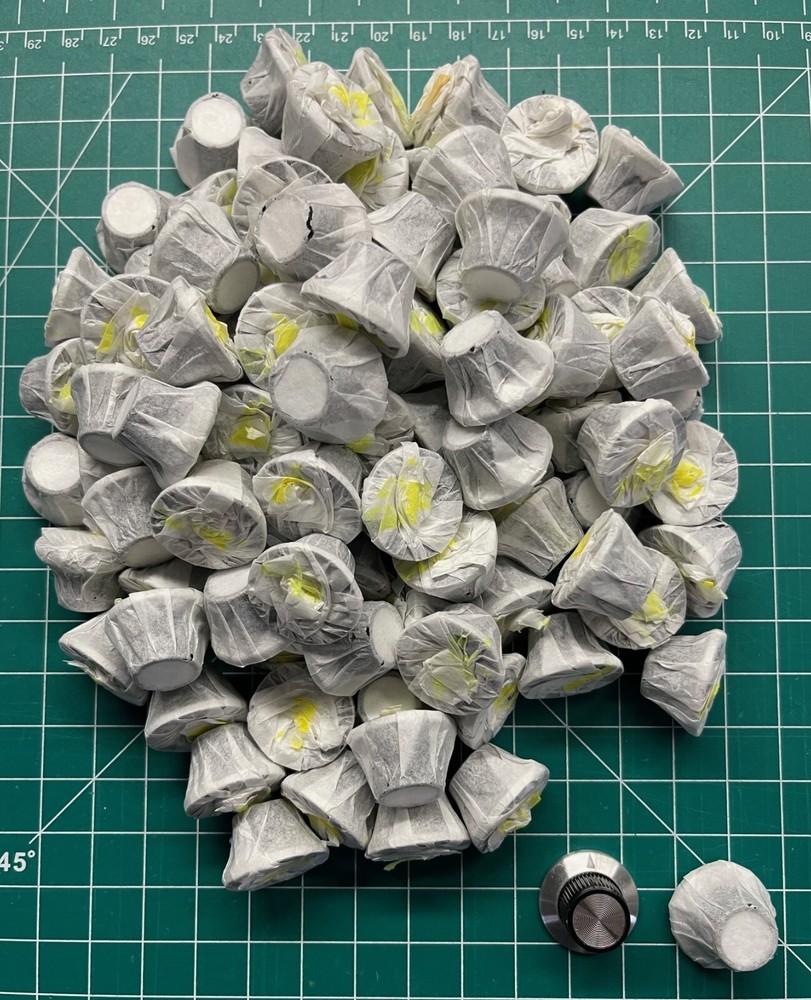 Aluminum Knobs 24mm Retro Metallic Arrow Pointer 100 pcs