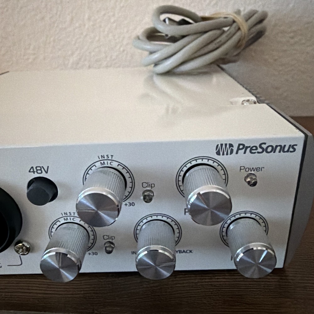 PreSonus AudioBox USB Audio Interface – Used, Good Condition (USB Cable Only)
