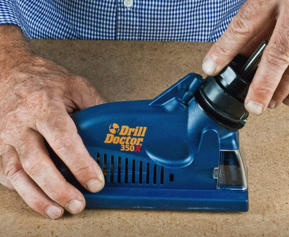 DD350X Drill Bit Sharpener - 3/32" to 1/2" - Electric Sharpener - High Speed
