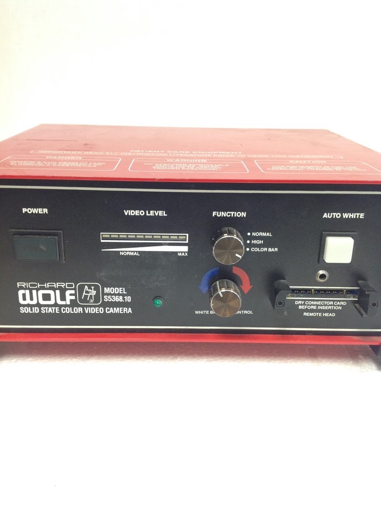 Richard Wolf S5368.10 Solid State Video Camera, WORKING FREE SHIPPING