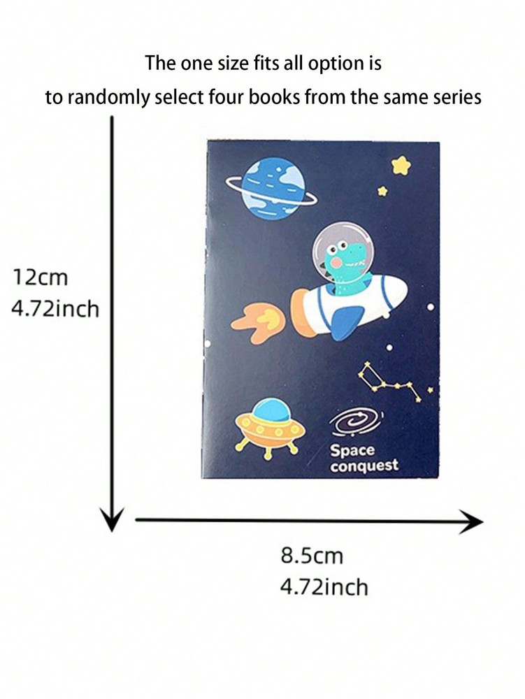 8pc Mini Notebooks, Cute Notepads, Suitable As Gifts ( Random Styles)