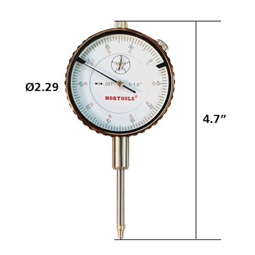 Magnetic Base 0-1.0" Dial Indicator & Point Set - Dial Test Indicator