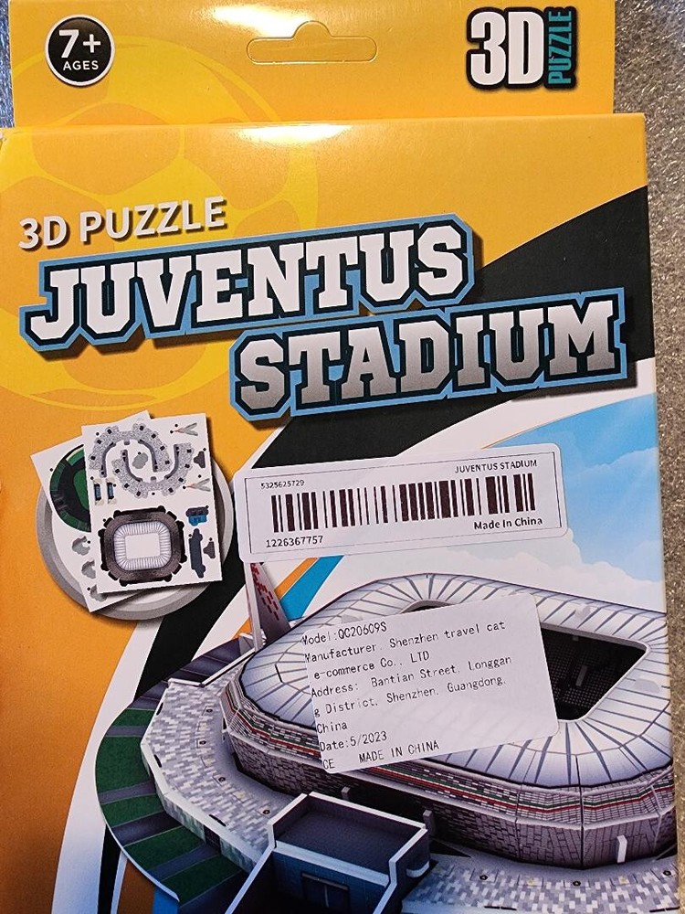 JUVENTUS STADIUM 3D PUZZLE 24 PIECES