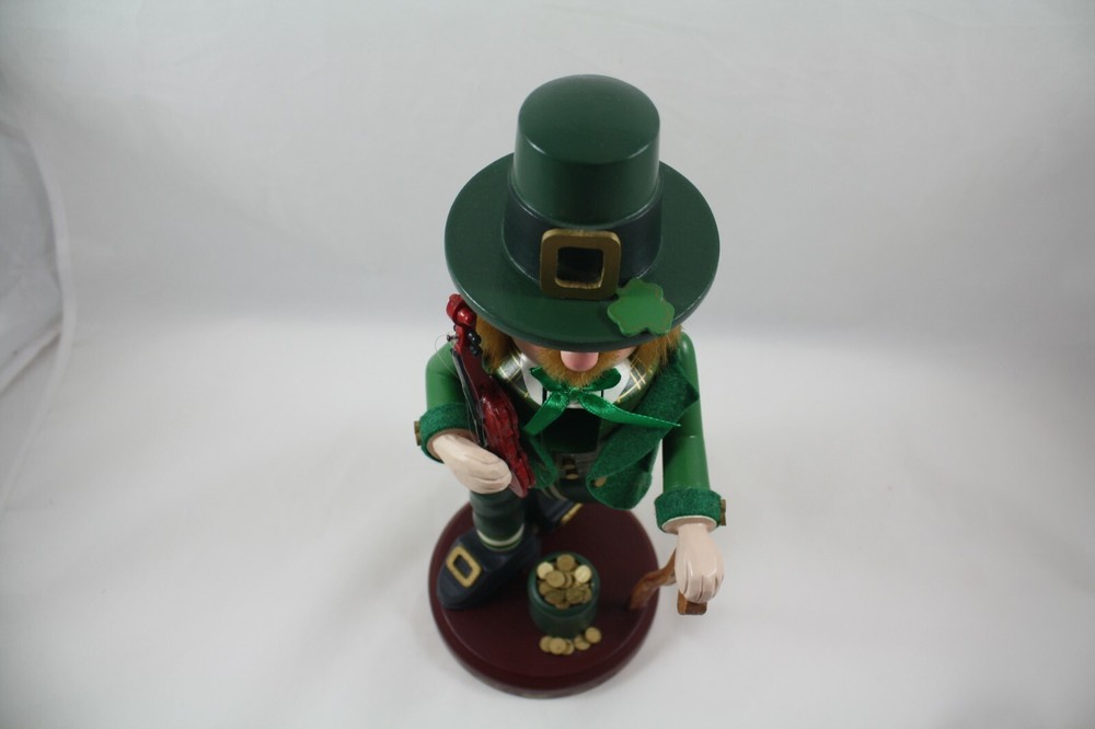 Zim's St. Patrick's Day Irish Leprechaun 11" Nutcracker