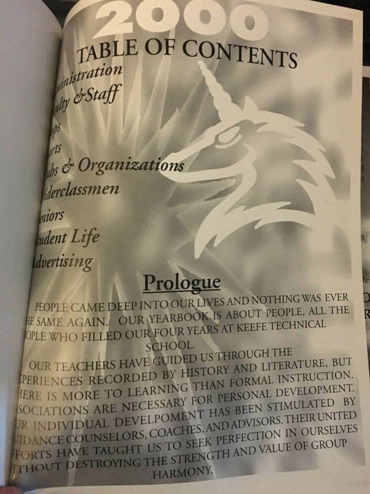 2000 Keefe Tech High School Yearbook Framingham MA