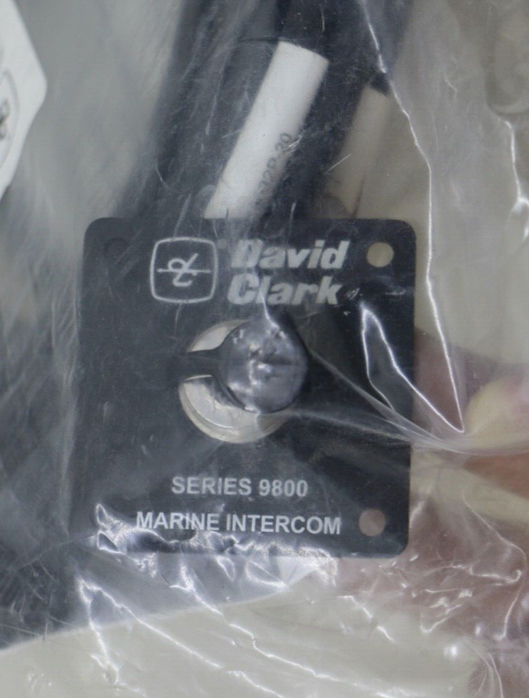 David Clark Marine Intercom #40894G-06 Model C98-30 30' Panel Mount System Cable