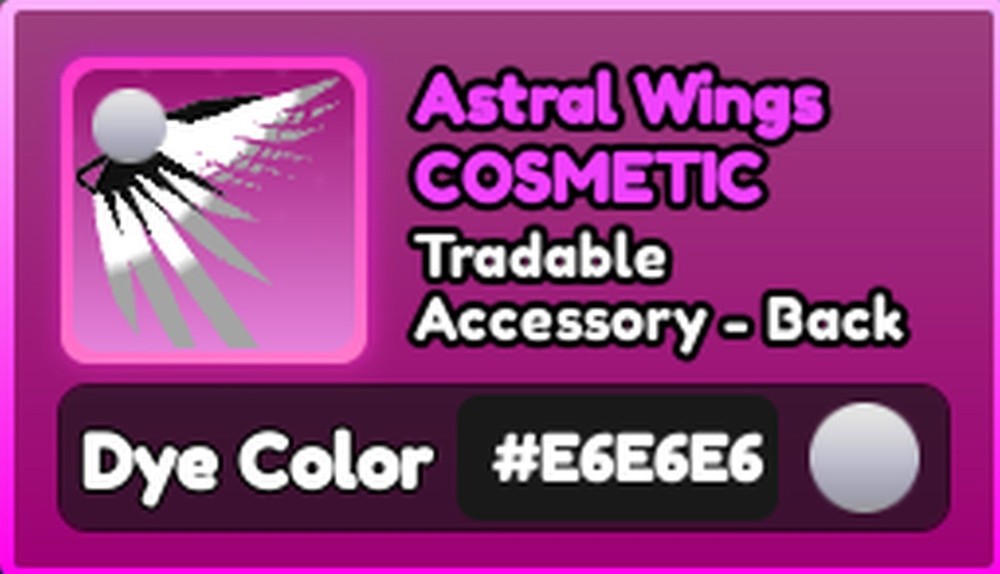 World Zero WZ - COSMETICS - #E6E6E6 - ACCESSORY - WHITE - BACK