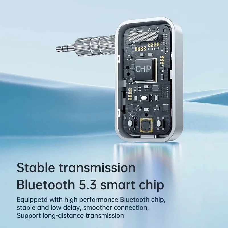 Bluetooth 5.3 Transmitter Receiver AUX 3.5mm Wireless Adapter Car Headphones