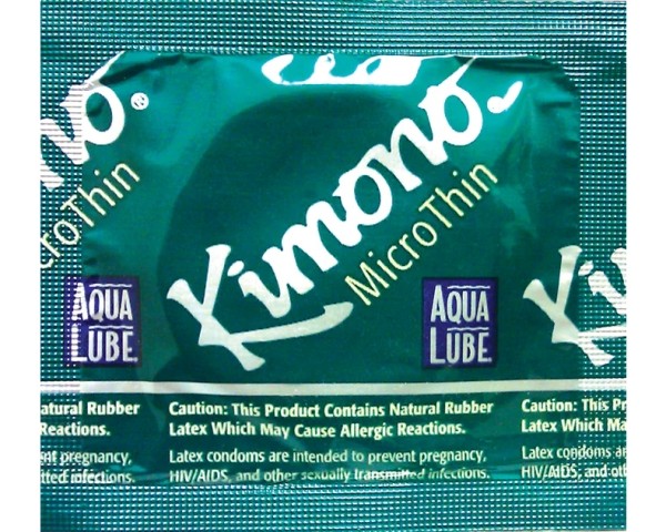 Kimono MicroThin Plus Aqua Lube - 12 count