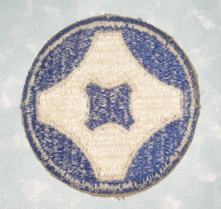 US Army Forth Service Command Patch - WWII - 2 1/2" x 2 1/2"