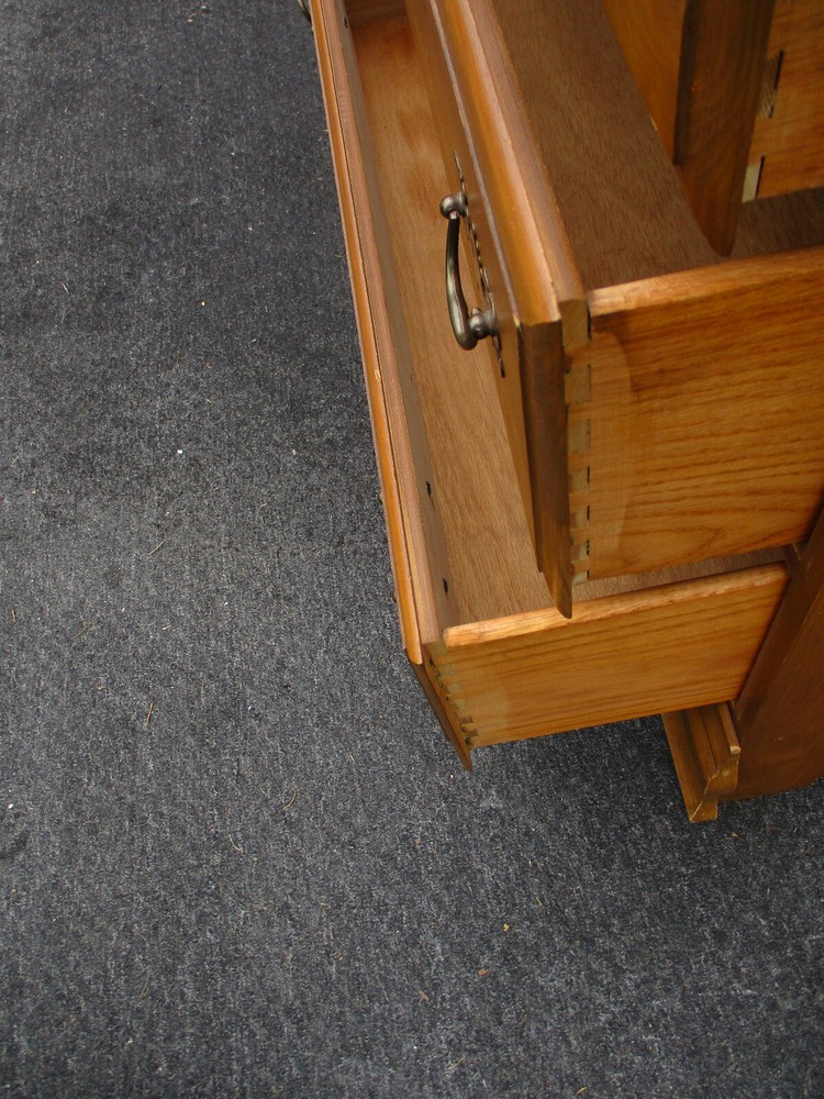 63476 Solid Maple Slant Front Office Desk