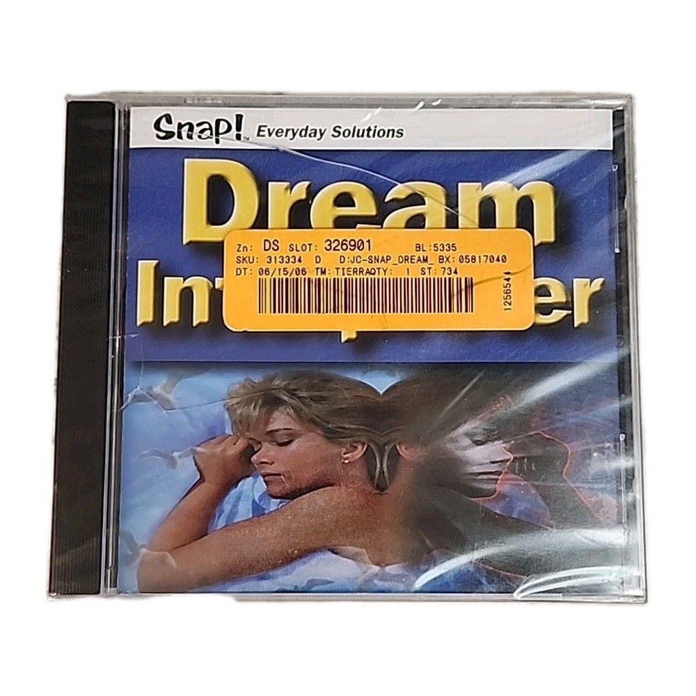 Dream Interpreter Computer Disc, (For PC, 2001), Topics Snap! Sealed 189