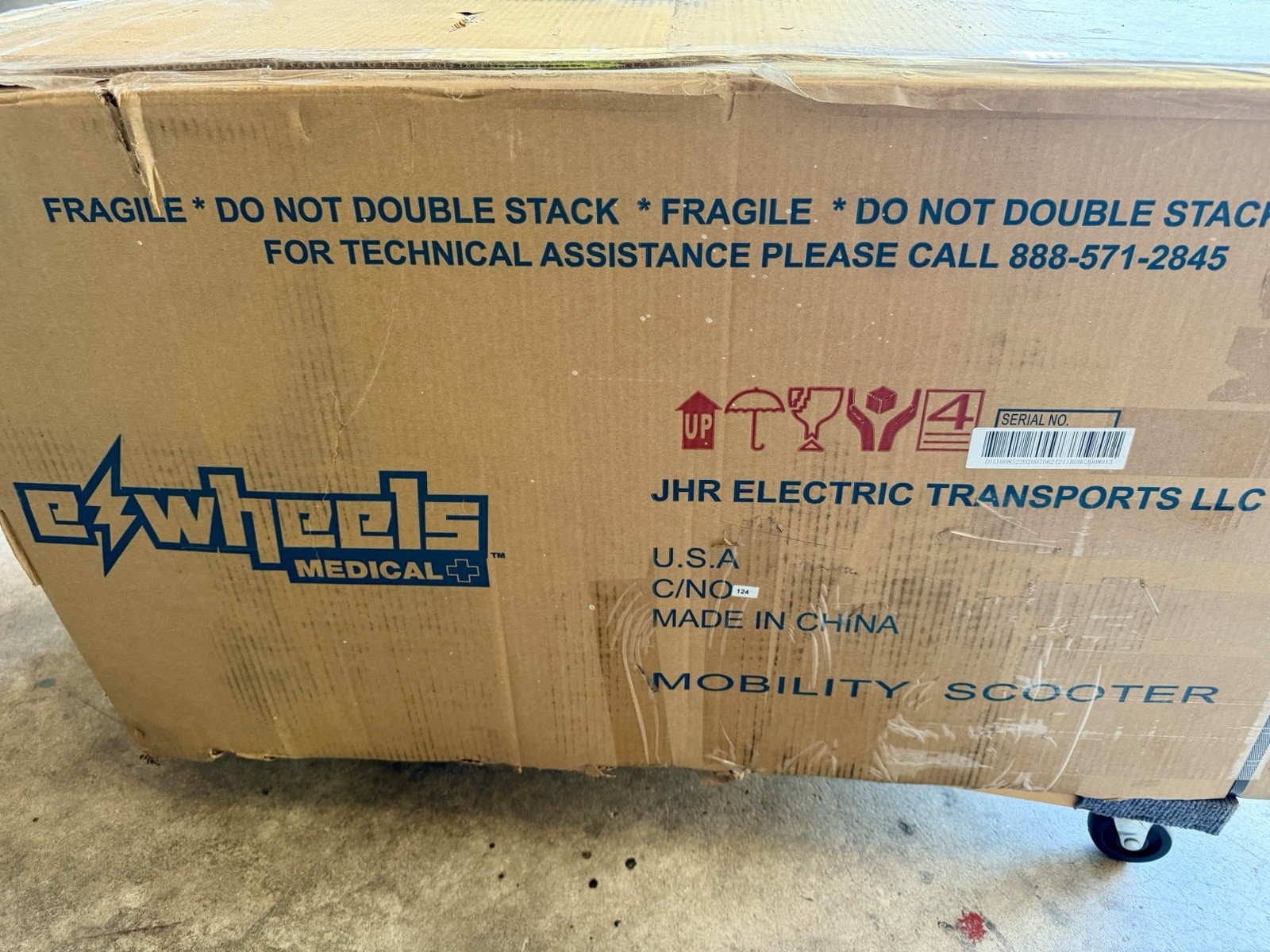 🚨 Brand New E-Wheels EW-M39 Mobility Scooter – Red – Never Used (Still in Box!)