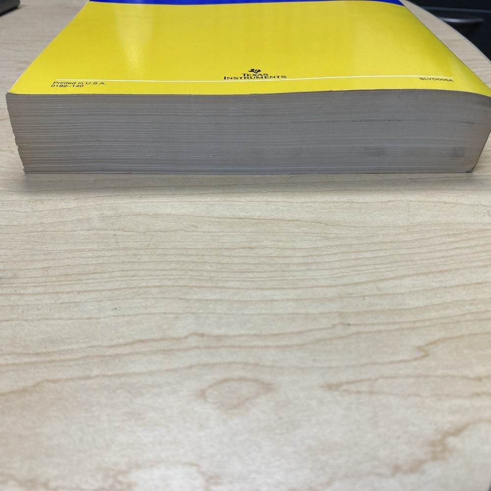 Texas Instruments Linear Circuits 1992 Data Book Volume 3. VGC.B81