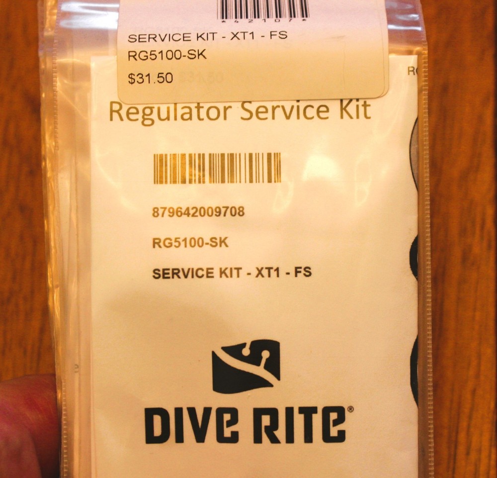 Dive Rite service kit scuba diving regulator RG 5100 SK