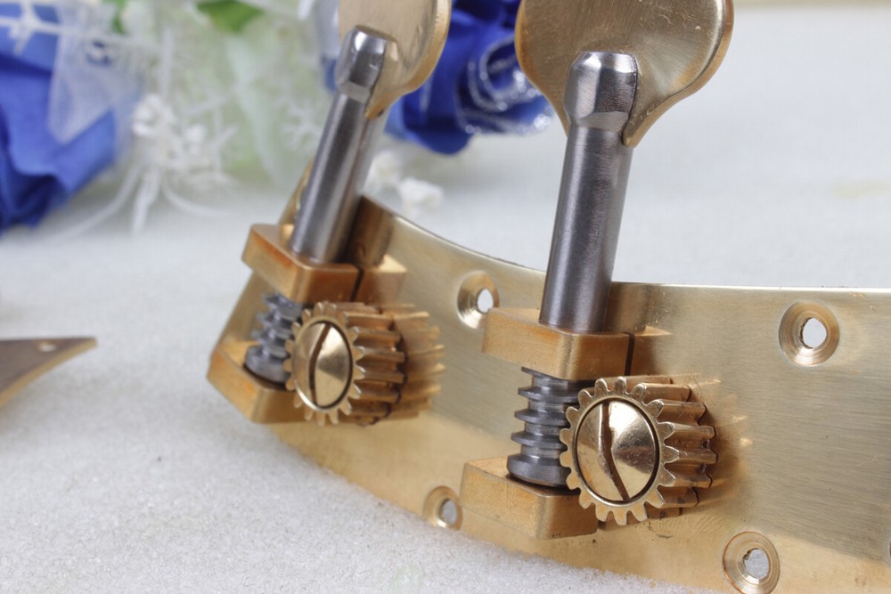 One set 4 String cello Parts Cello Conjoined Peg Brass Top grade durable