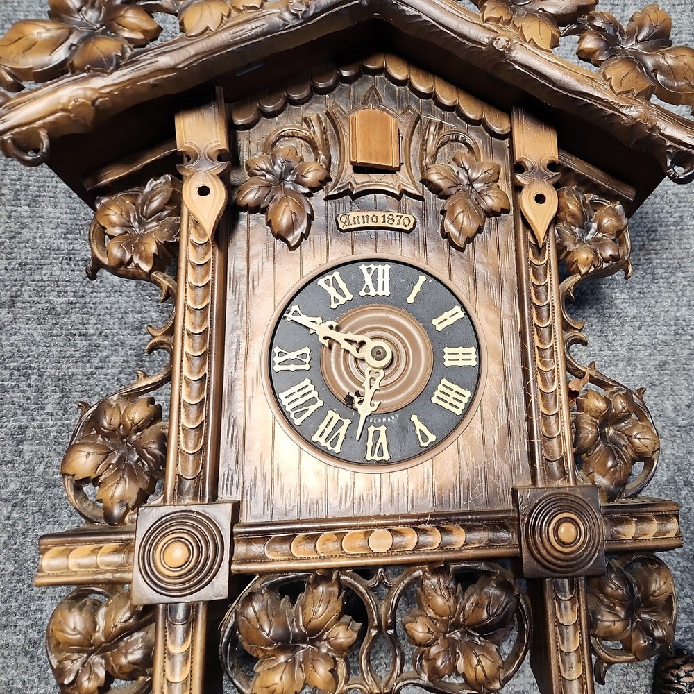 Vintage CUCKOO CLOCK Complete & Running German Made