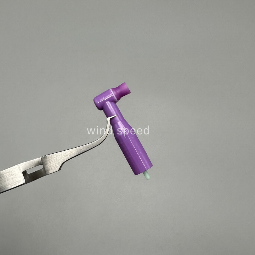 Dental disposable prophy angles Soft cup Latex Free 90° Polishing Cups Purple