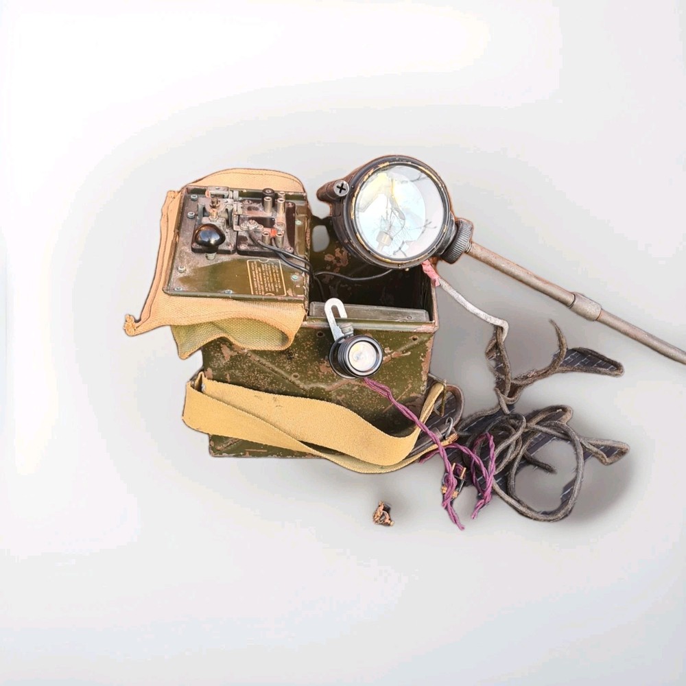 WW2 British Army Morse code Signalling Lamps – Joseph Lucas big & Small - Spike