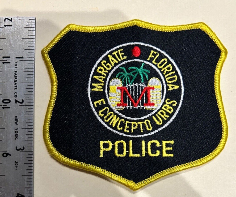 Margate Florida Police Patch E Concepto Urbs