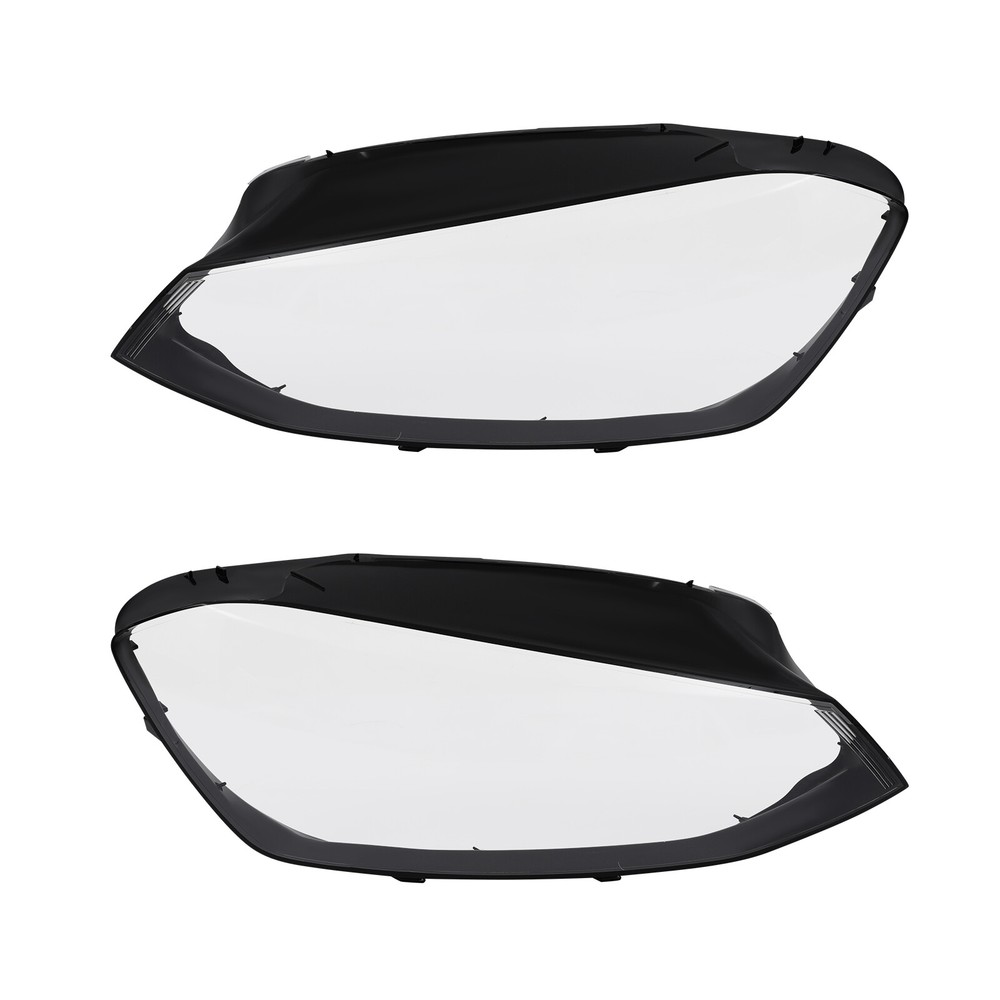 Clear Headlight Lens Covers for 2014-2017 VW Golf 7 - Durable Replacement Pair