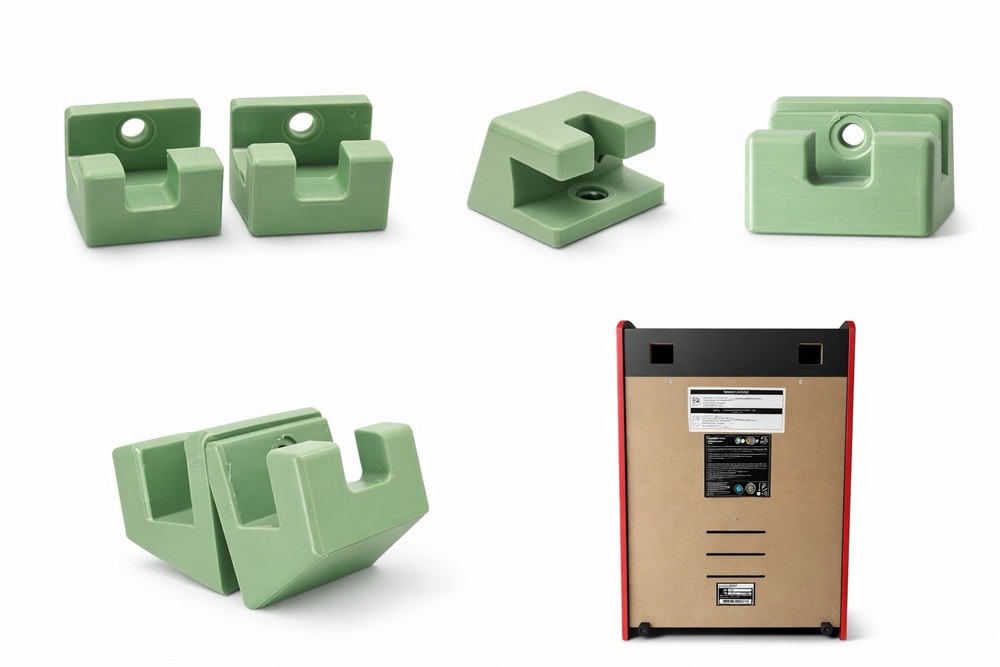 Arcade1Up Partycade Wall Mount Brackets 2 Pack – Quality 3D Printed USA
