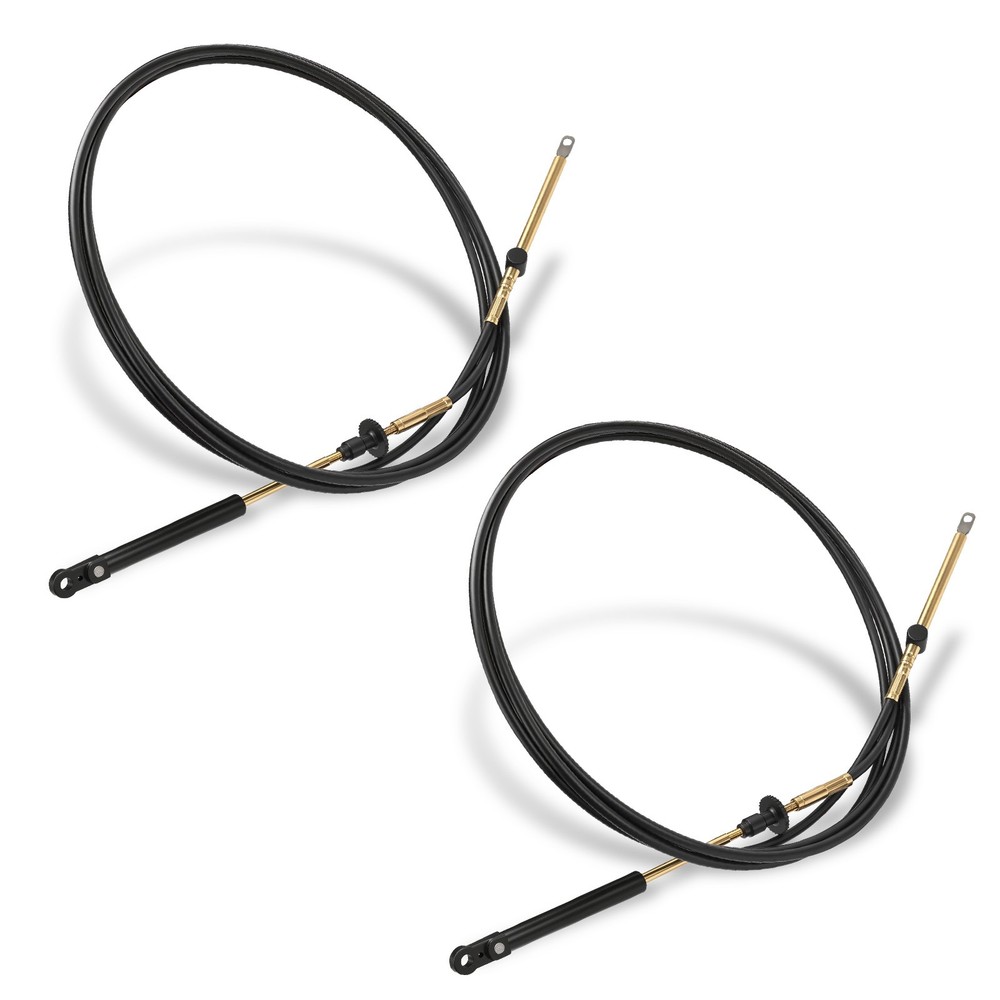 0173114 Throttle Shift Remote Control Cable 2pcs for Johnson Evinrude OMC & BRP