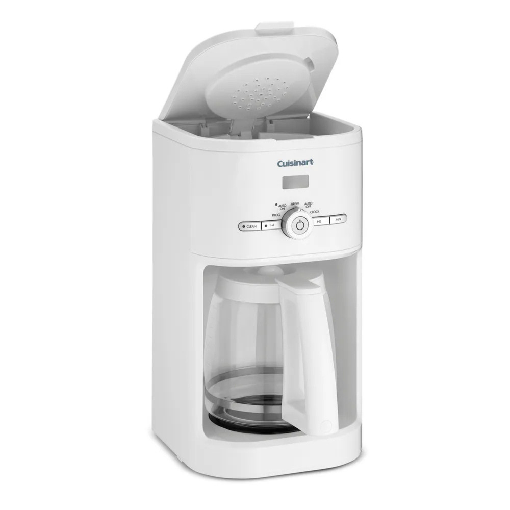 Cuisinart 12-Cup Programmable Coffeemaker, Black - 12 Cup - White