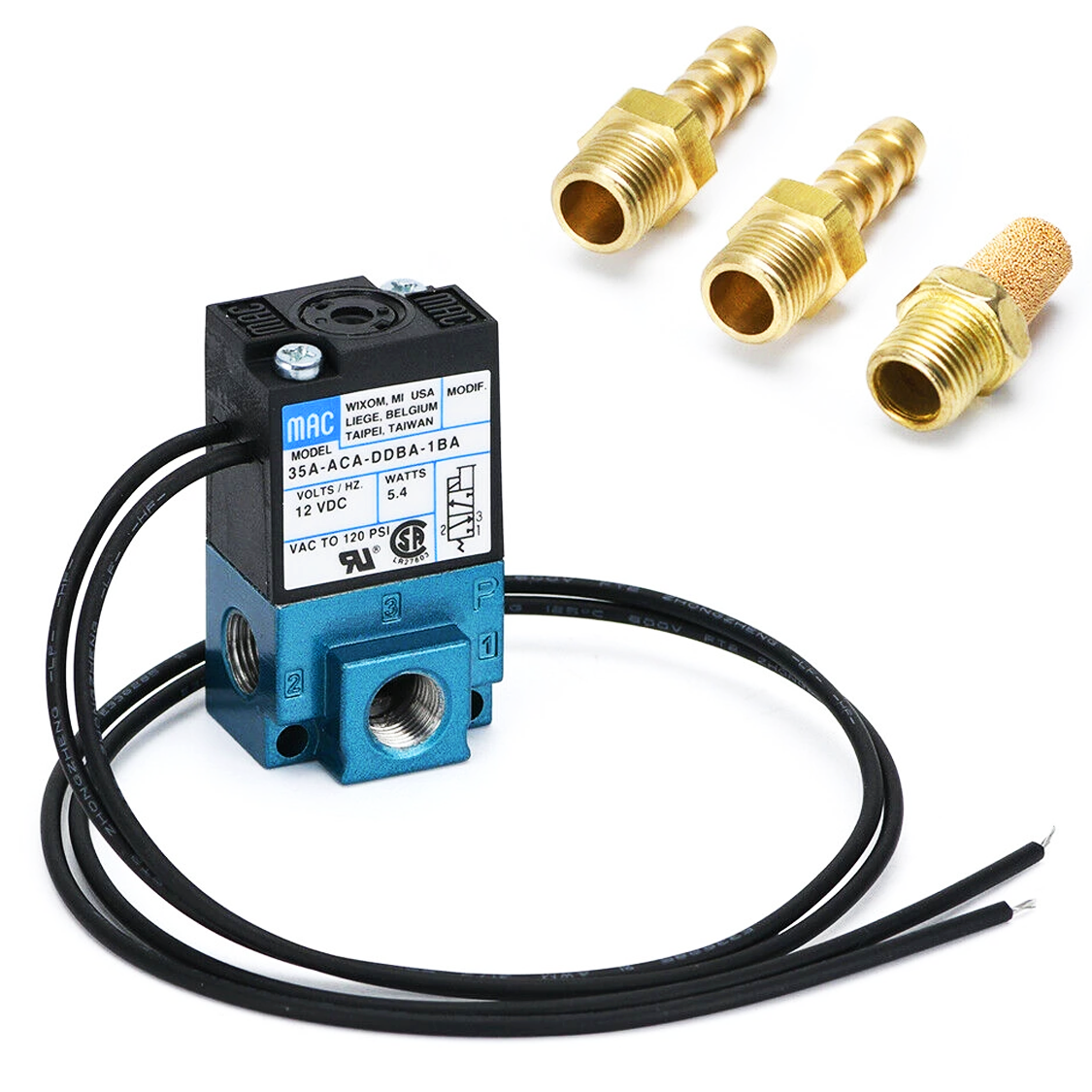 MAC 3 Port Electronic Boost Control Solenoid Valve Honda Acura 35A-ACA-DDBA-1BA