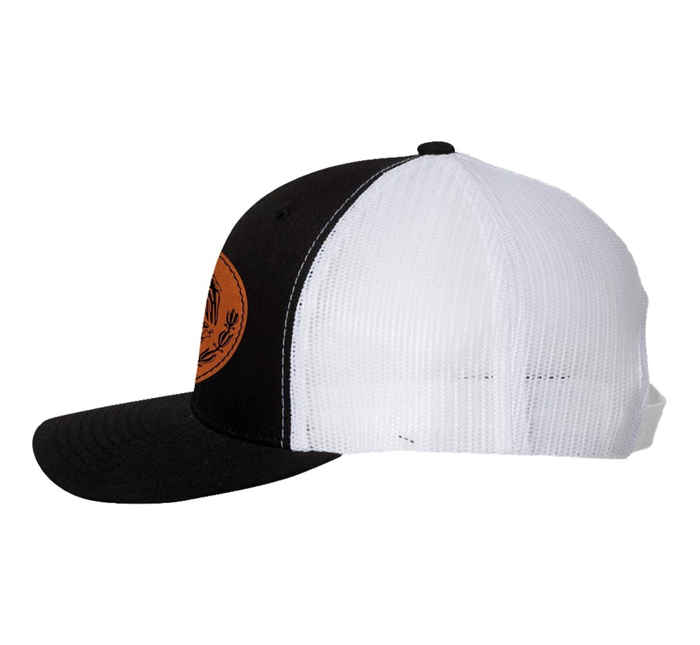 Trucker hat Baseball Cap Mexican Hat Mexican Eagle Leather Patch Style Hat