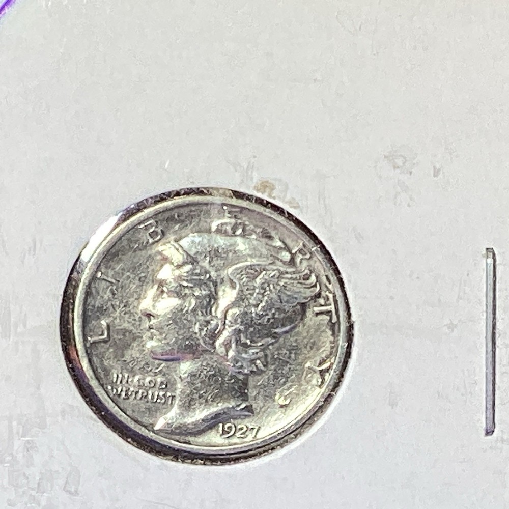 1927 MERCURY DIME EF