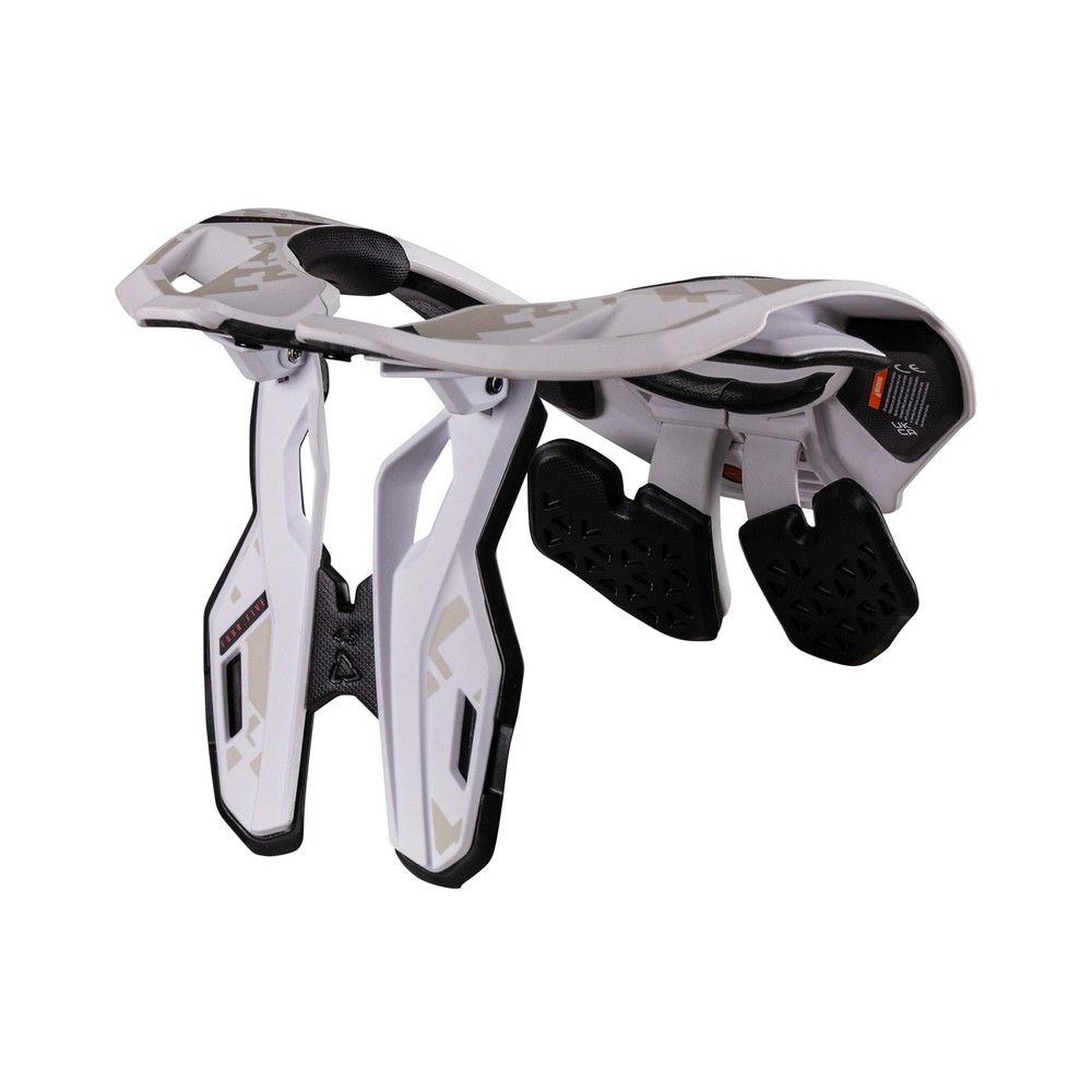 LEATT 4.5 Motorcycle Neck Protector White Black CE Certified