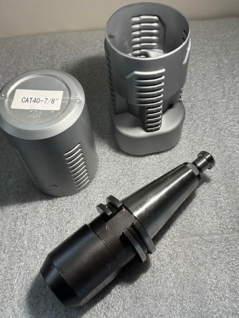 CAT40-SLN 7/8" End Mill Tool Holder w/thru coolant pull stud - New