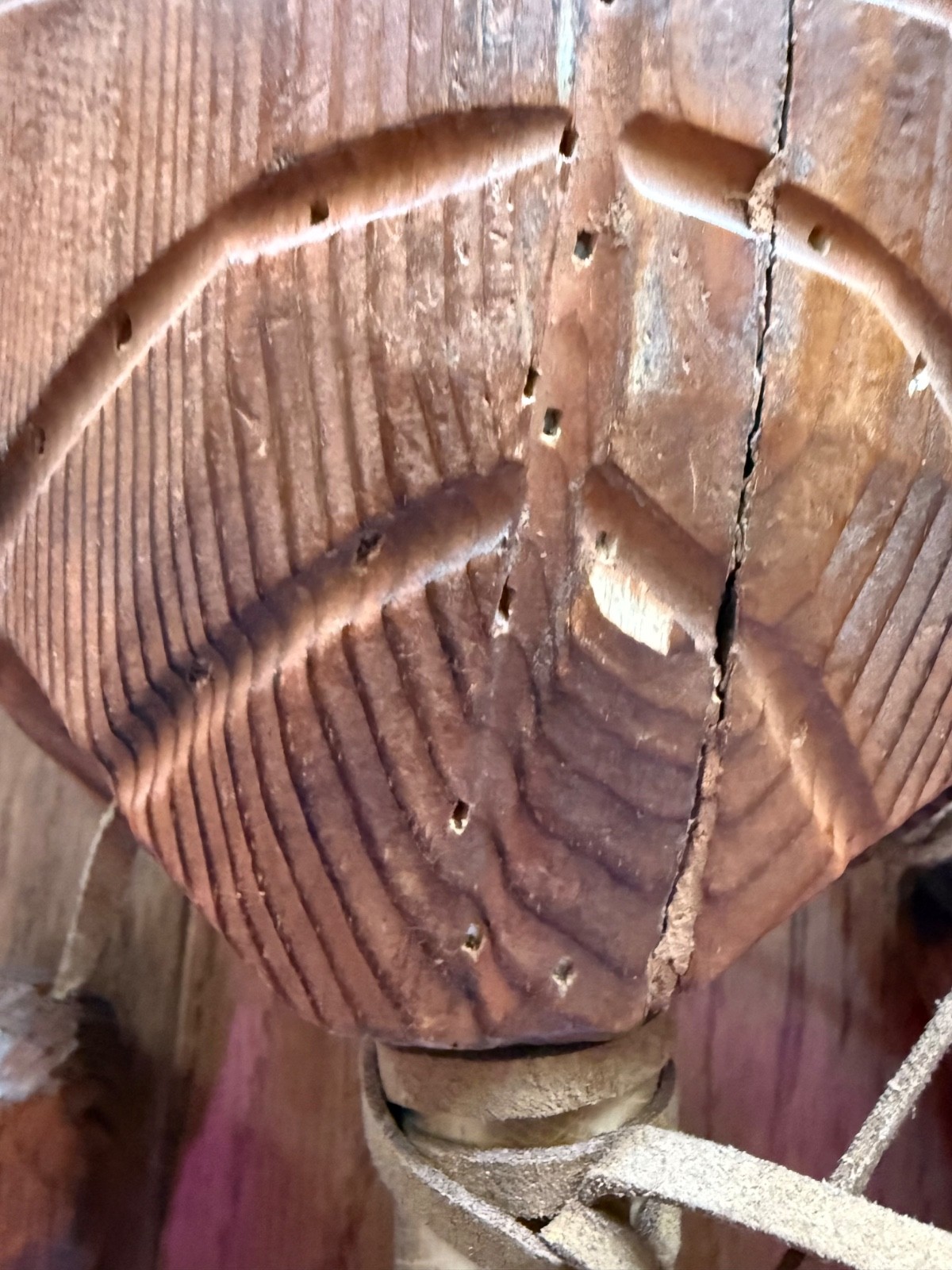 Old Vintage Native American Ceremony Turtle Rattle Shaker Shaman