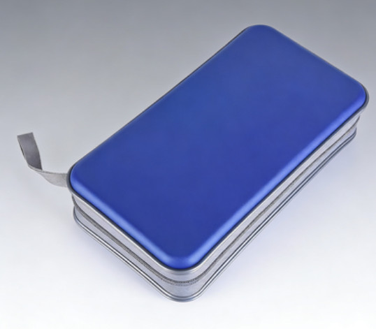 Blue 96-Disc CD/DVD Storage Case