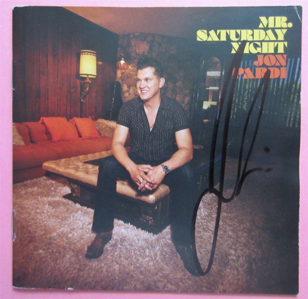 Jon Pardi Signed CD Booklet with CD - Beckett BAS